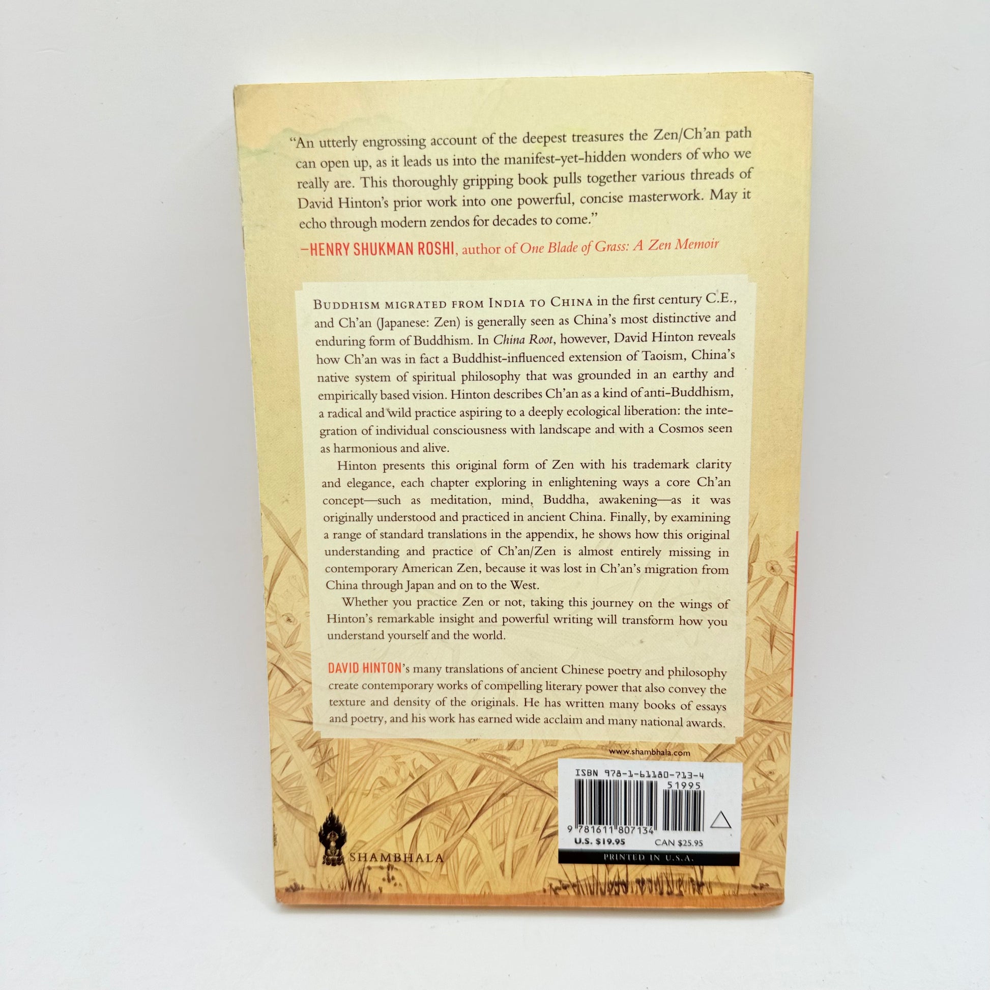 China root: taoism ch’an and original zen - print books condition: used - what’s new printed media