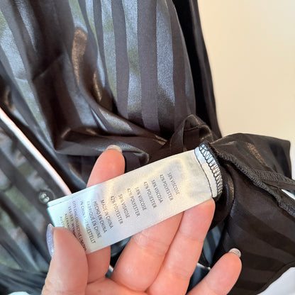 City Chic Sophia Sleep Shirt (Black Stripe) - Size L