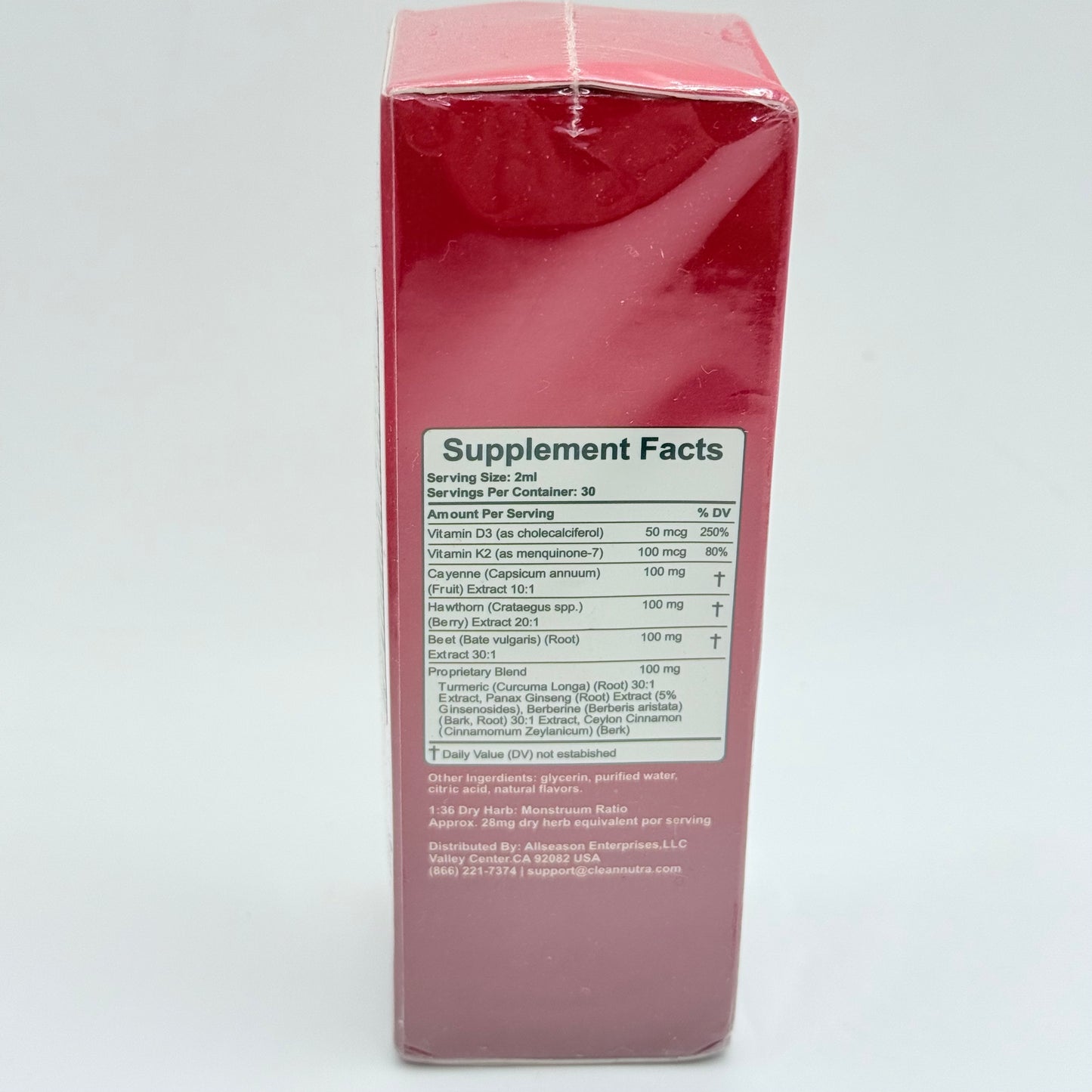 Clean Nutra Vascu Flow Liquid Drops 2 fl. oz (60mL)