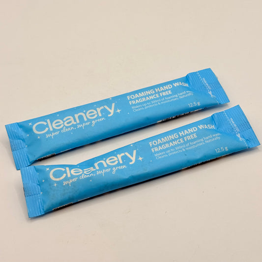 Cleanery Fragrance Free Foaming Hand Wash Sachets