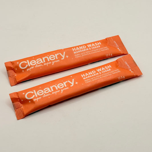 Cleanery Mandarin & Cedar Liquid Hand Wash Refill Sachets