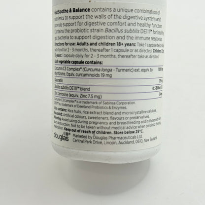 Clinicians Gut Soothe & Balance 60 caps