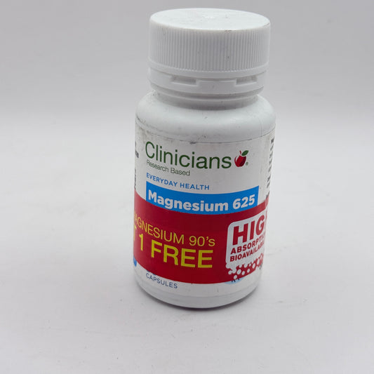 Clinicians Magnesium 625 High Absorption - 90 Capsules