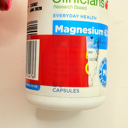 Clinicians Magnesium 625 - High Absorption - 90 caps