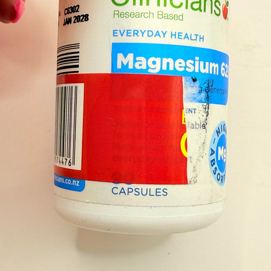 Clinicians Magnesium 625 - High Absorption - 90 caps