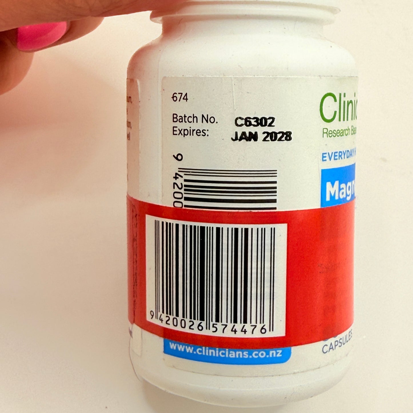 Clinicians Magnesium 625 - High Absorption - 90 caps