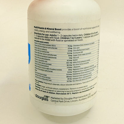 Clinicians MultiVitamin & Mineral Boost - Essential Daily Health - 180 Capsules