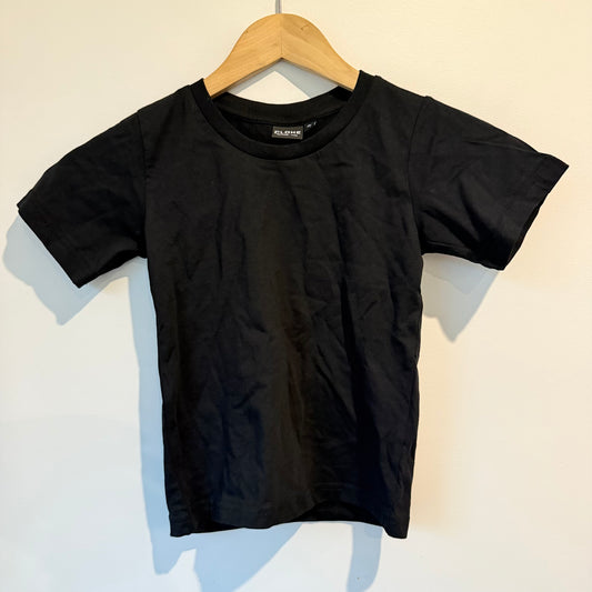 Cloke Kids Plain Black Cotton T-Shirt