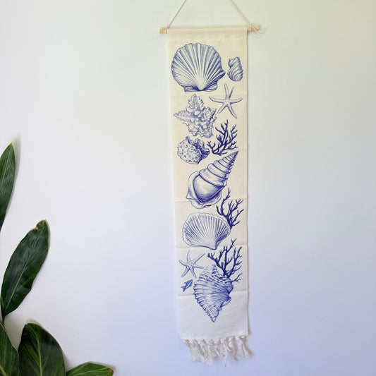 Coastal Seashell Wall Hanging Banner