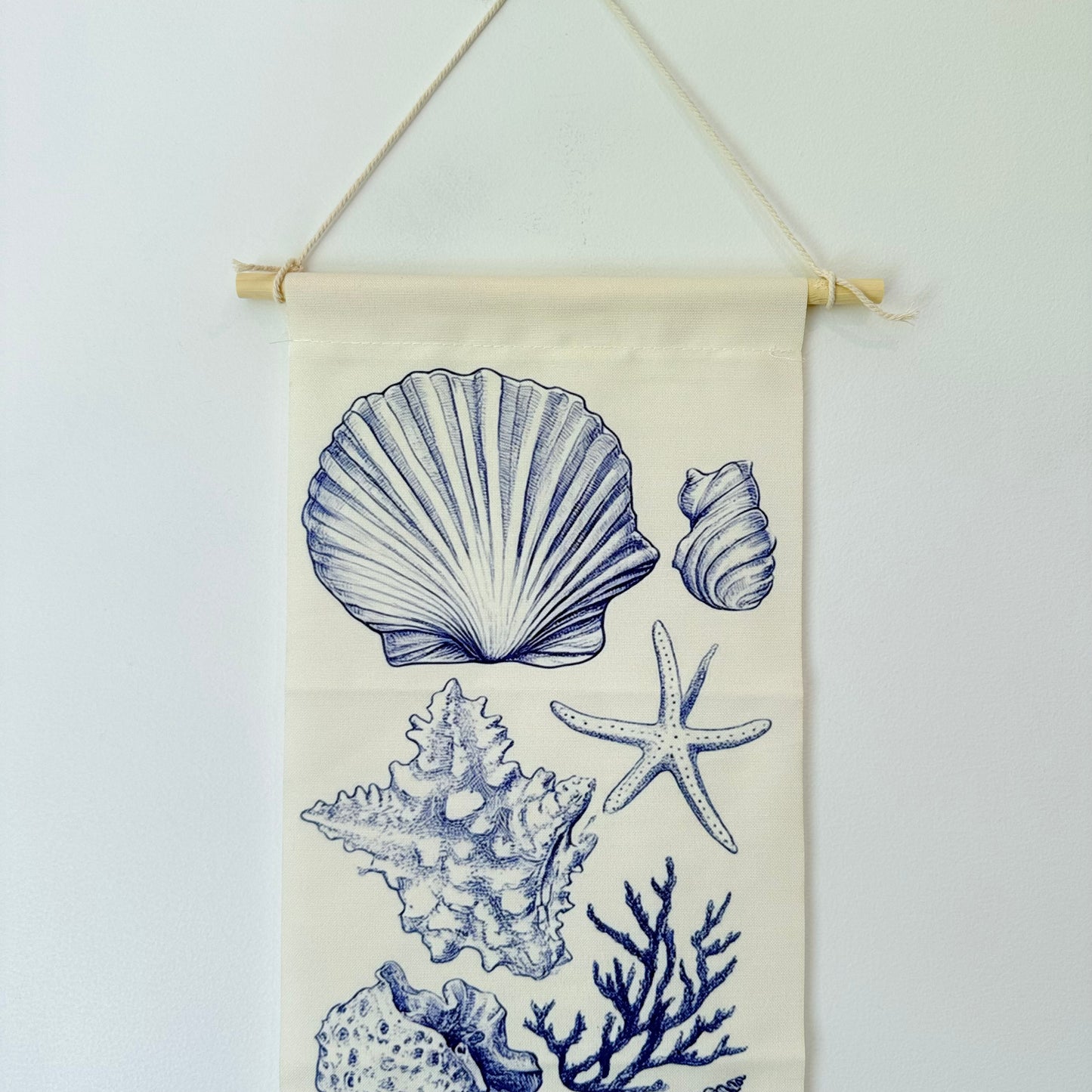 Coastal Seashell Wall Hanging Banner