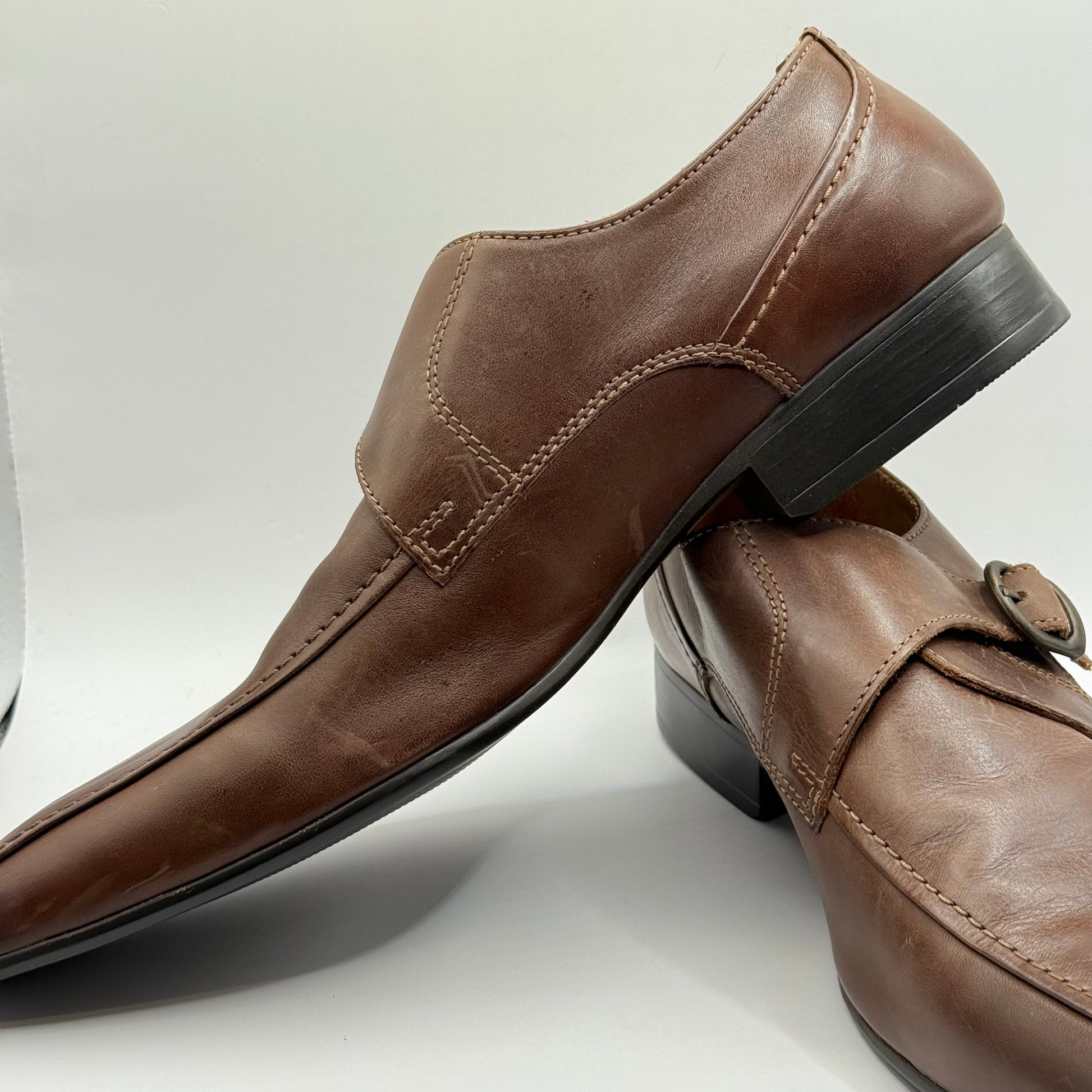 Coleridge leather monk strap shoes – size 45 - shoes original photo - what’s new women’s shoes