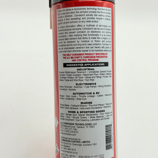 CorrosionX Aerosol Spray (6oz) Rust & Corrosion Protection