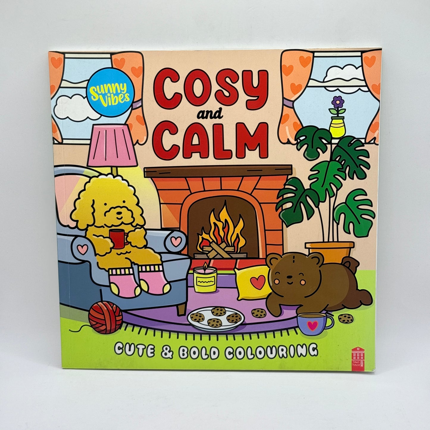 Cosy and Calm Cute & Bold Colouring Book by Sam Jayne