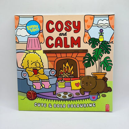 Cosy and Calm Cute & Bold Colouring Book by Sam Jayne