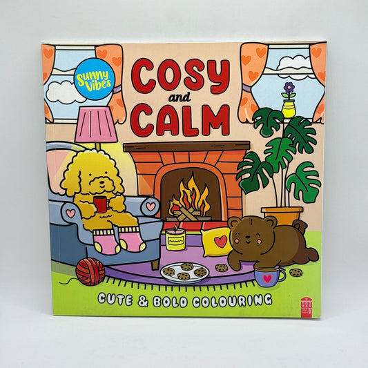 Cosy and Calm Cute & Bold Colouring Book by Sam Jayne