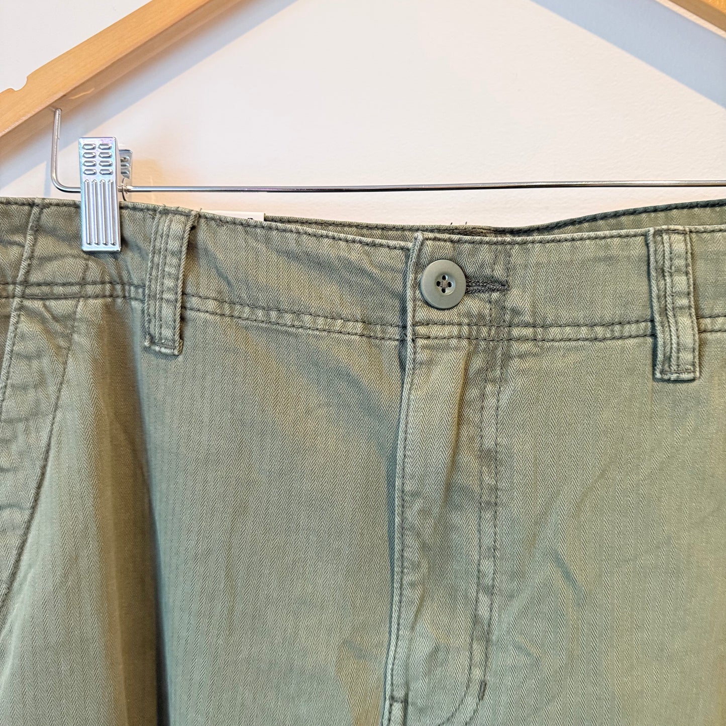 Cotton On Tactical Cargo Pant - Green - Size 34