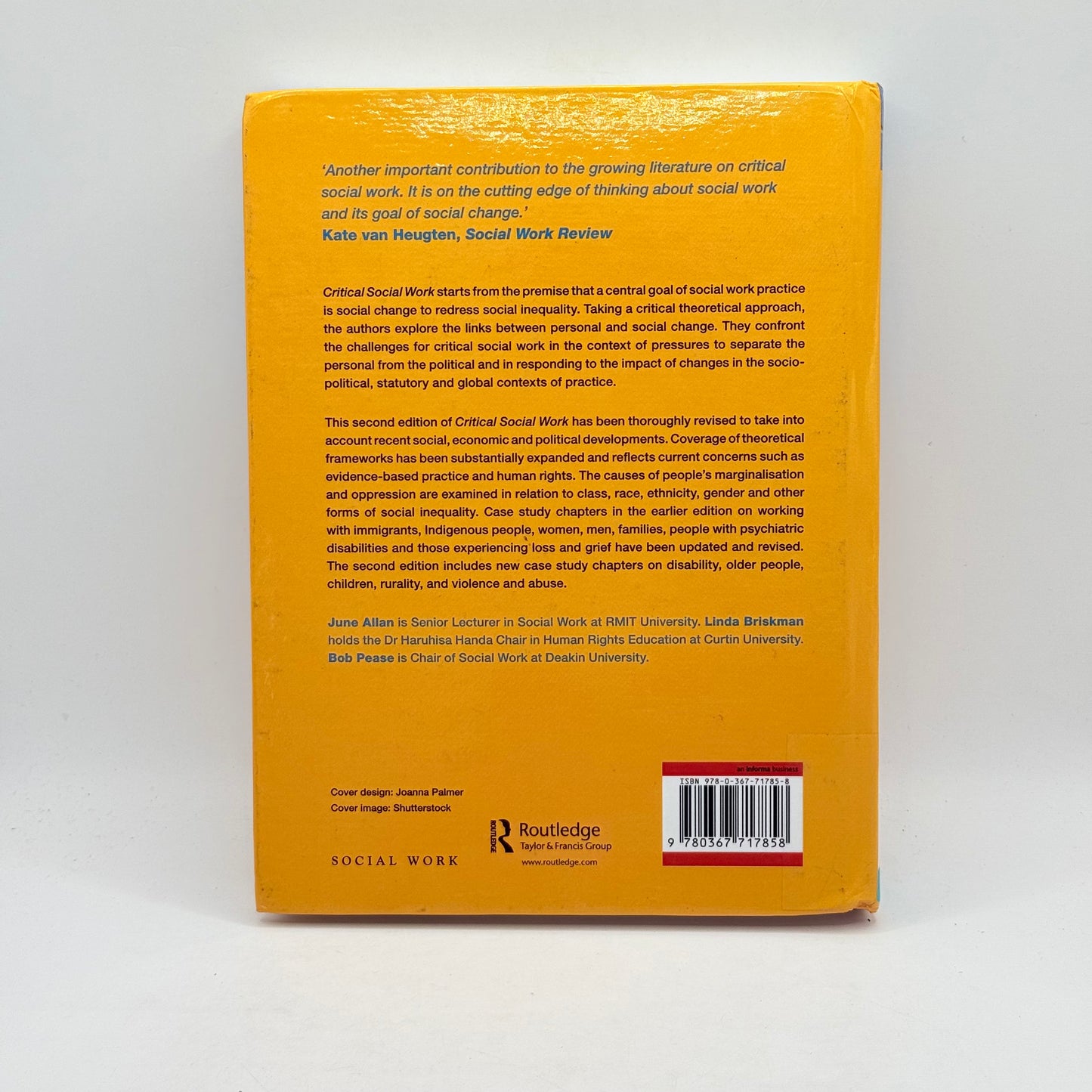 Critical Social Work, Second Edition by June Allan, Linda Briskman, & Bob Pease