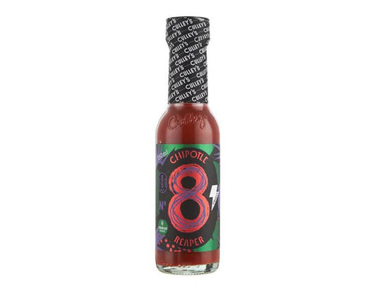 Culleys chipotle reaper no. 8 hot sauce 150ml - hot sauce food & beverage health and wellness