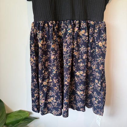 Cupshe Floral Print Belted A-Line Dress - Size M