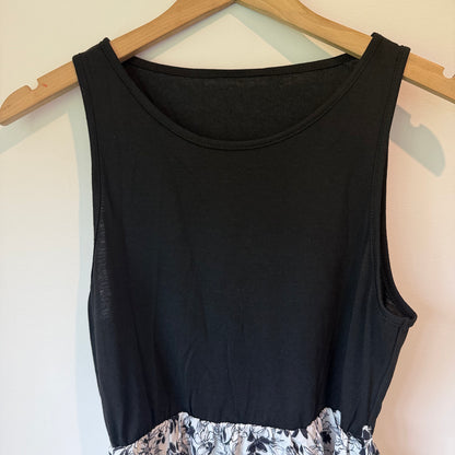 Cupshe Floral Print Belted A-Line Dress - Size M