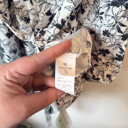 Cupshe Floral Print Belted A-Line Dress - Size M