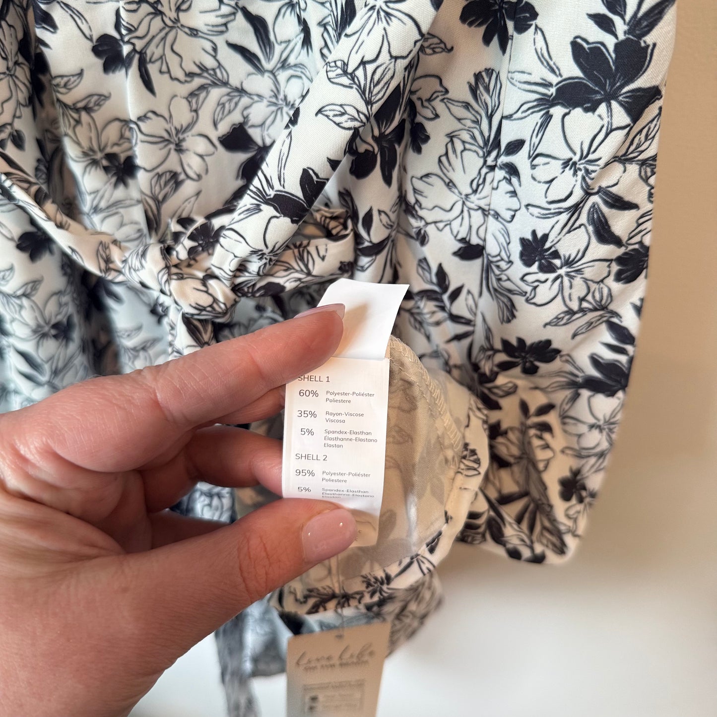 Cupshe Floral Print Belted A-Line Dress - Size M