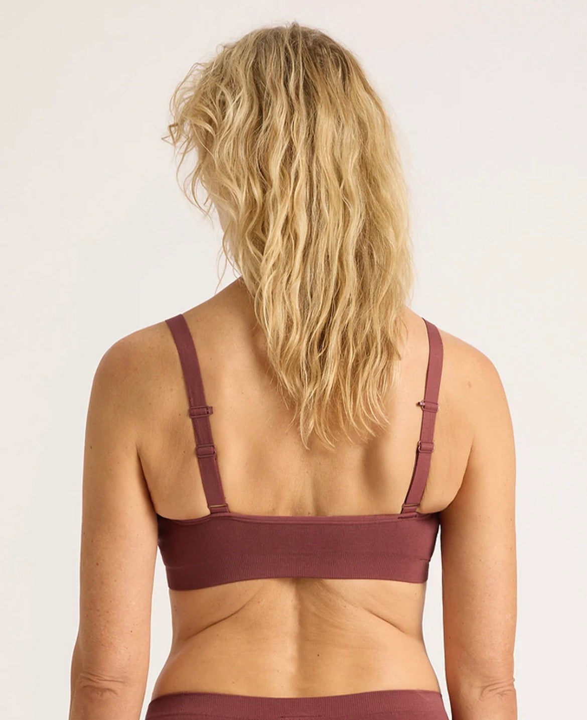 Boody Wireless Full Bust T-Shirt Bra Rosewood Size XL