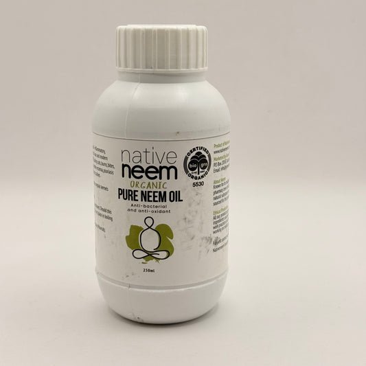Native neem organic pure neem oil 100ml - body oil health and wellness