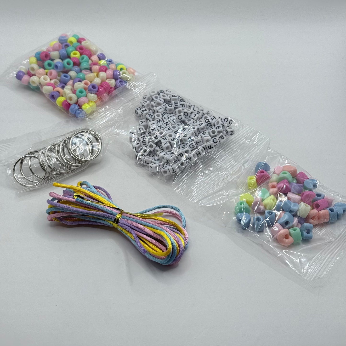 DIY Beaded Keychain Craft Kit – All-in-One Set