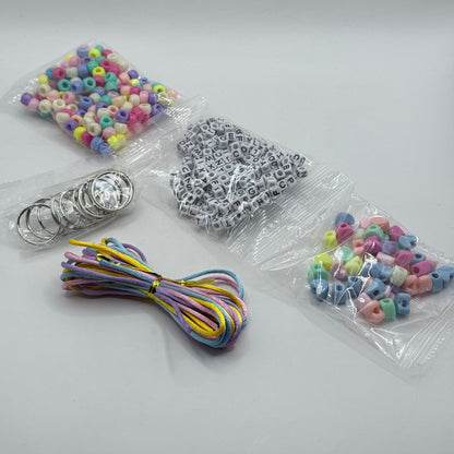 DIY Beaded Keychain Craft Kit – All-in-One Set