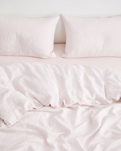 Bed Threads Flax Linen Rosewater Pillowcases (Set of Two)