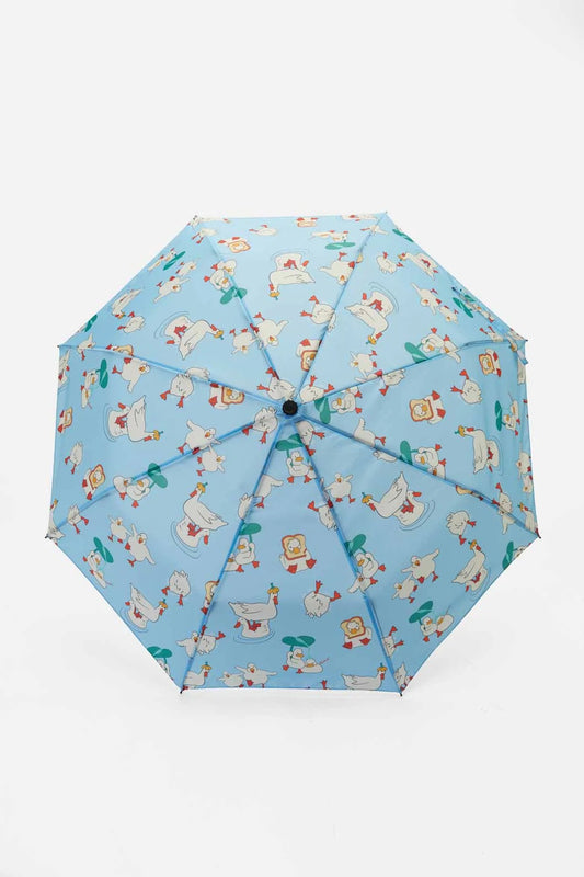 Dangerfield puddle duck umbrella - blue - rain umbrellas