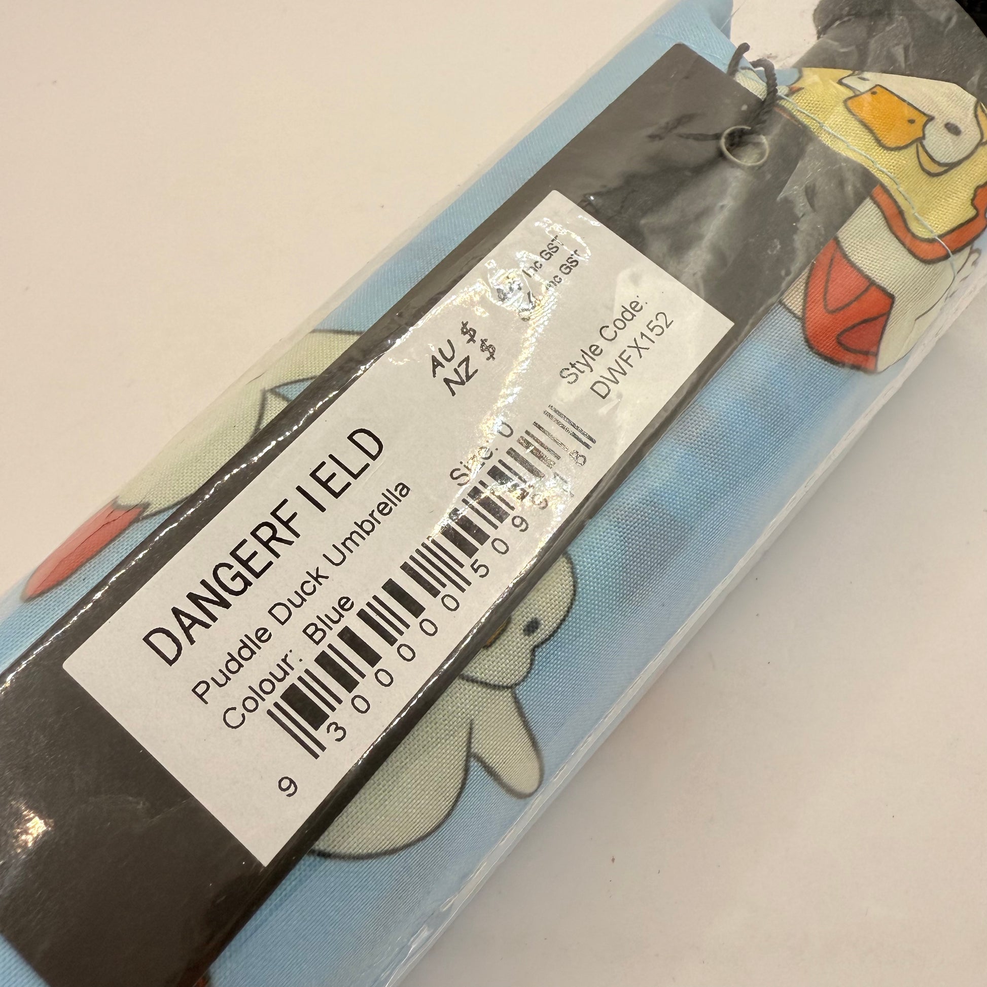 Dangerfield puddle duck umbrella - blue - rain umbrellas