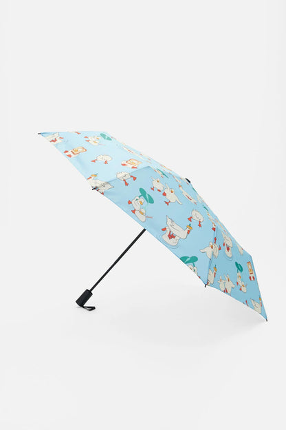 Dangerfield puddle duck umbrella - blue - rain umbrellas