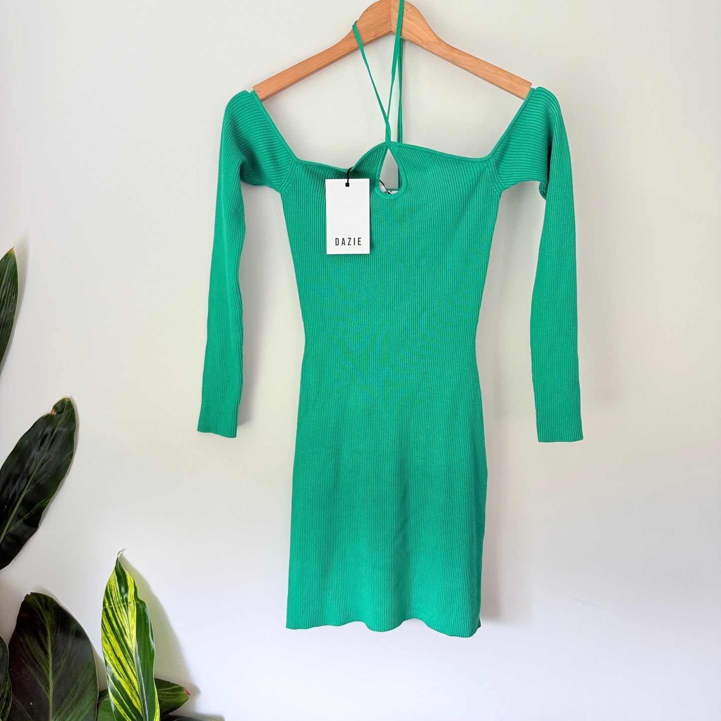 Dazie Ktty Knit Longsleeve Dress - Size 8