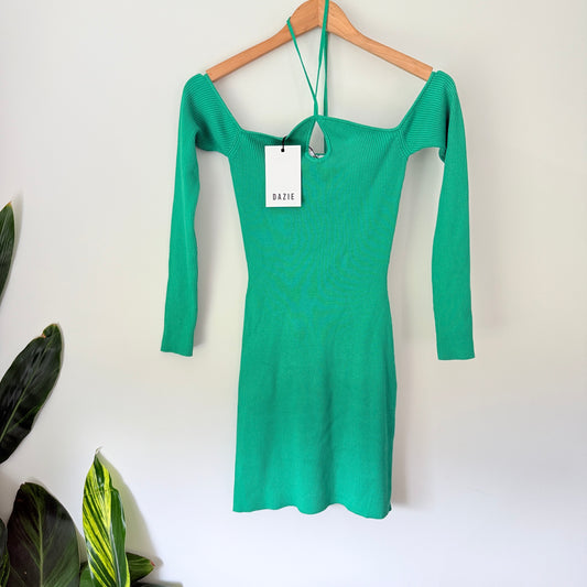 Dazie Ktty Knit Longsleeve Dress - Size 8