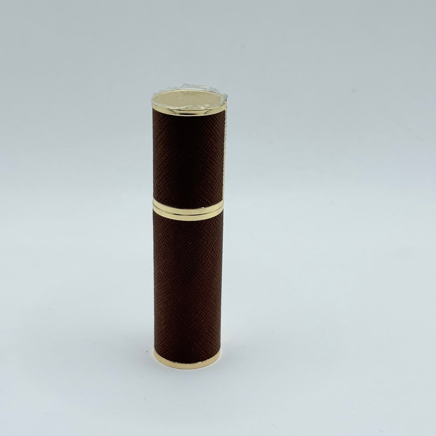 Deluxe Brown and Gold Travel Perfume Atomizer
