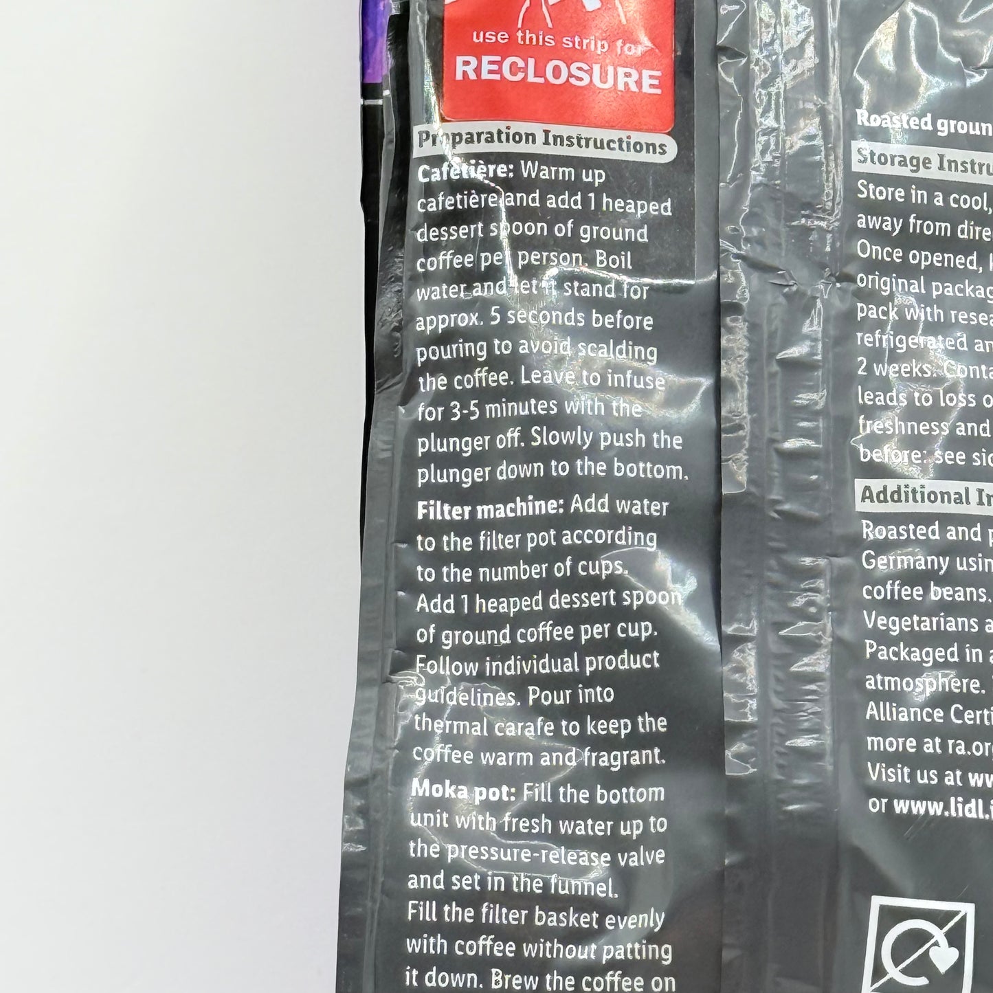 Lidl Deluxe Guatemalan Roast & Ground Coffee (227g)