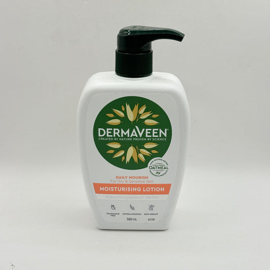 DermaVeen Daily Nourish Moisturising Lotion 500mL