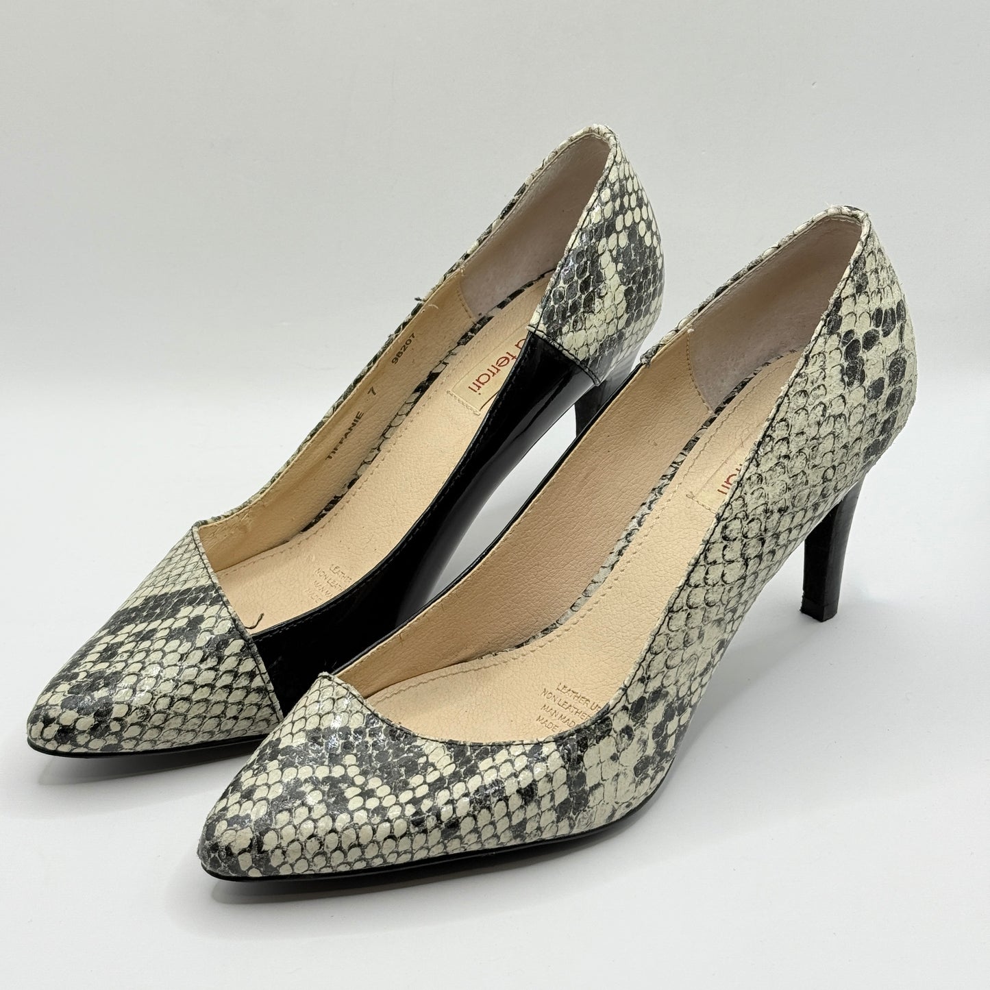 Diana Ferrari Tiffanie Leather Heels – Size 7