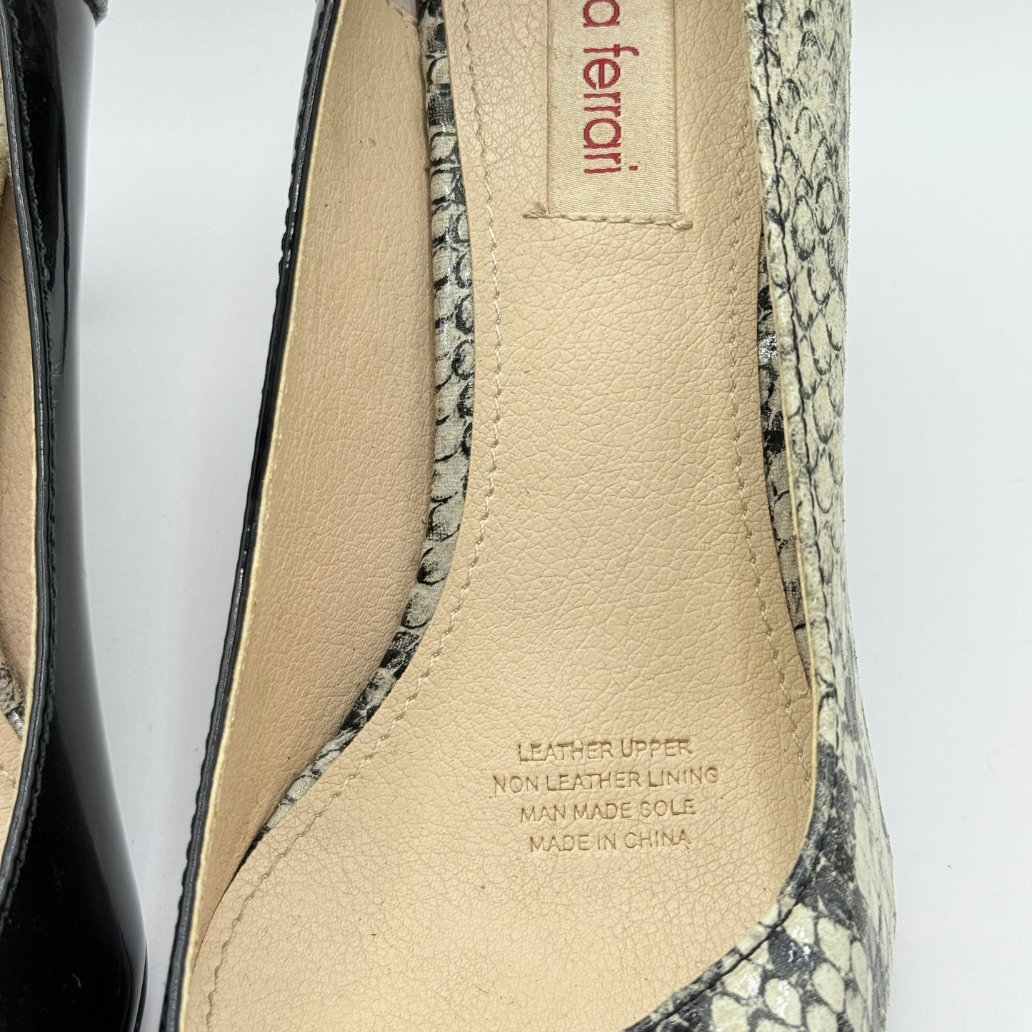 Diana Ferrari Tiffanie Leather Heels – Size 7