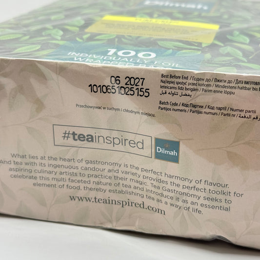 Dilmah Pure Green Tea, 100 Individually Wrapped Tea Bags