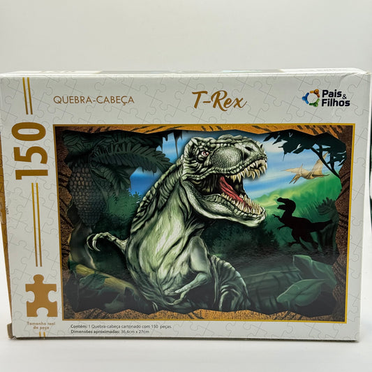 Dinosaur t-rex puzzle 150 pieces - jigsaw puzzles toys