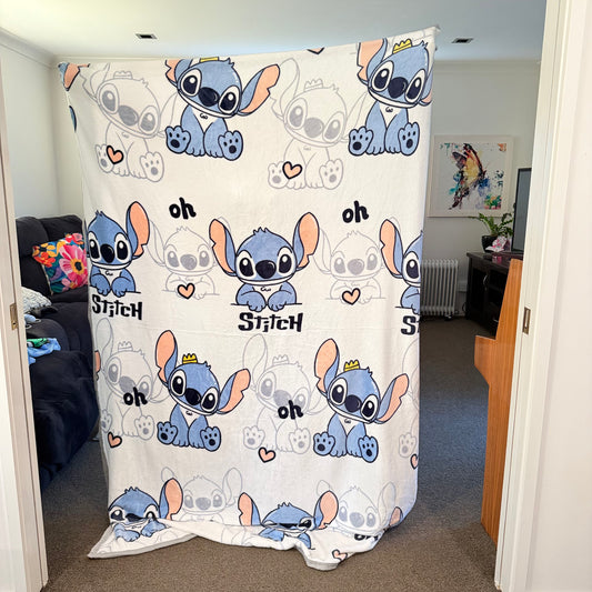 Disney Stitch Fleece Blanket - 150x200cm