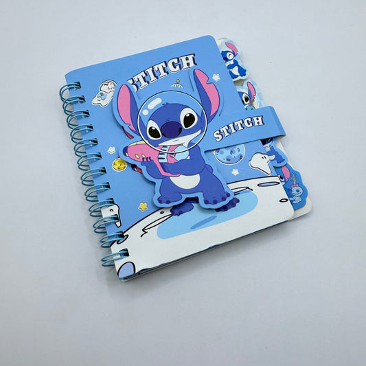 Stitch Spiral Mini Notebook