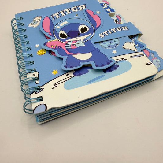 Stitch Spiral Mini Notebook
