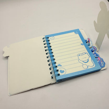 Stitch Spiral Mini Notebook