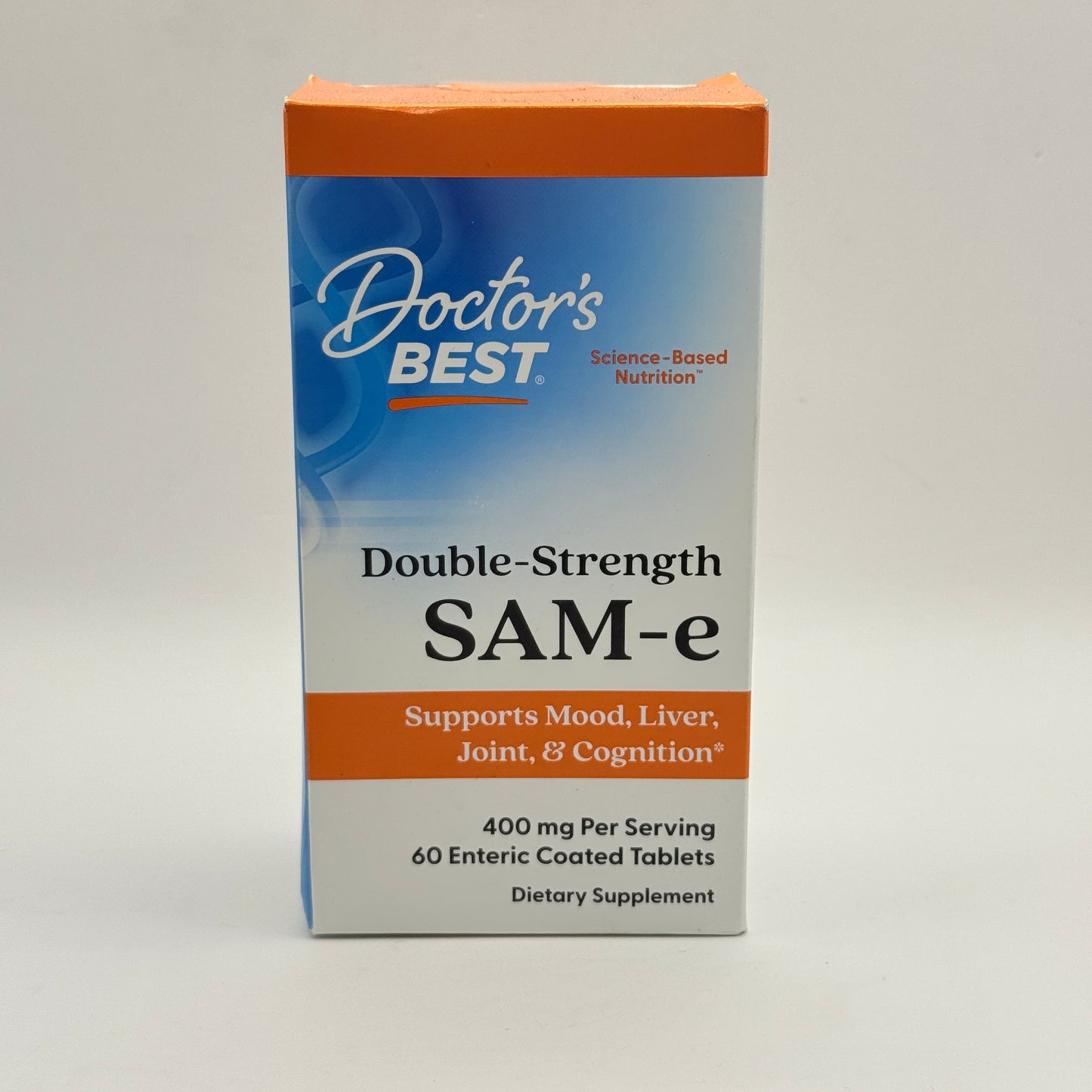 Doctor's Best Double-Strength SAM-e - 400mg (60 Tablets)