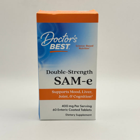 Doctor's Best Double-Strength SAM-e - 400mg (60 Tablets)