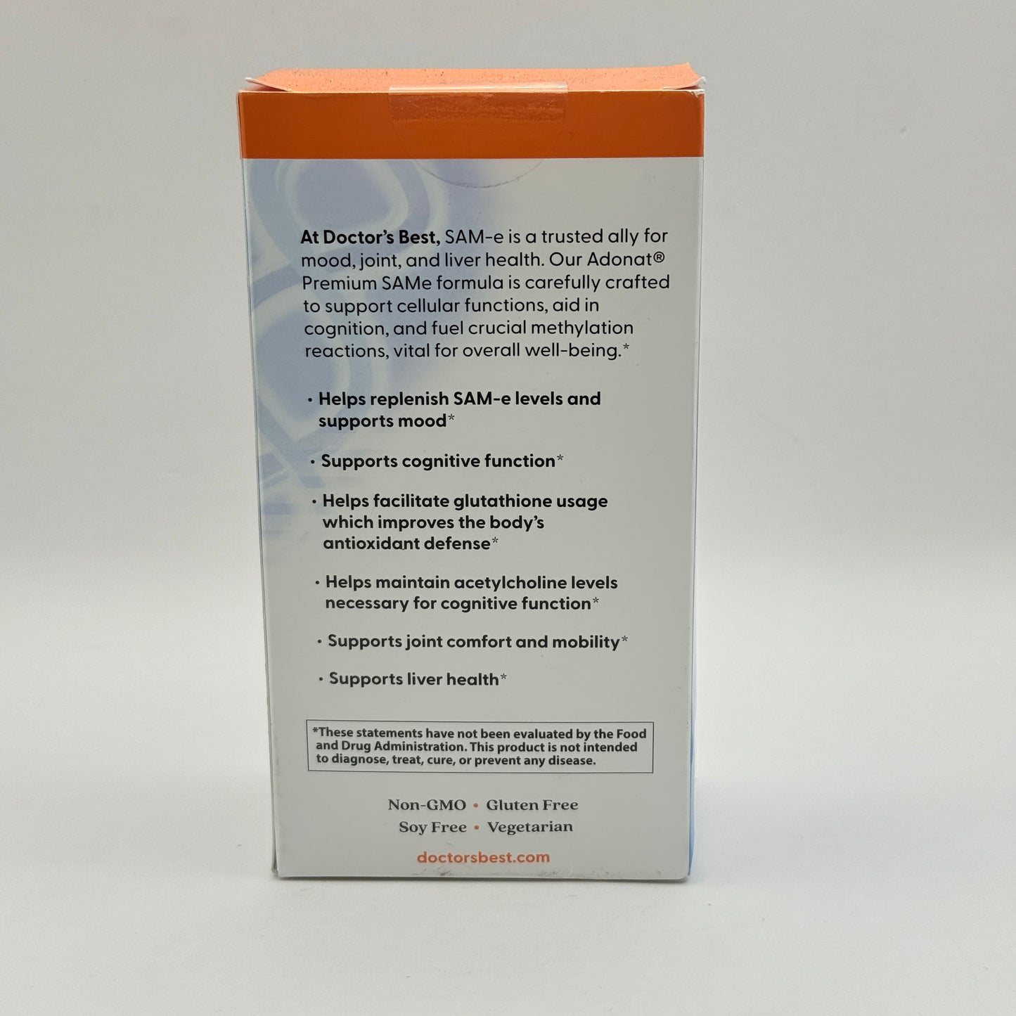 Doctor's Best Double-Strength SAM-e - 400mg (60 Tablets)